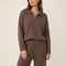 Seaside Street Polo Collar Knitted Pullover Set